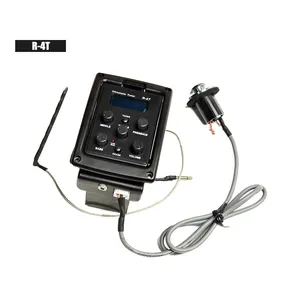 Akustik gitarre 4-Band EQ Equalizer Vorverstärker Piezo Pickup Verstärker Tuner mit LCD-Display