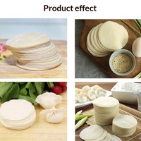 Prix de la machine d'emballage de feuilles de pâte à dumplings en acier inoxydable