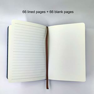 Élégant carnet A5 à couverture rigide en tissu avec cadeau de broderie croisée rose - Product Image 3