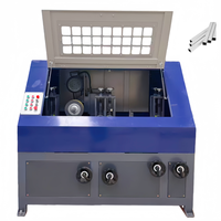 Máquina Totalmente Automática para Pulir y Eliminar Óxido de Vigas en H, Perfiles Angulares y Tubos Cuadrados, con Motor y Fuente de Alimentación Enchufable de Acero Inoxidable