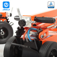 Cric hydraulique pneumatique fiable de 50 tonnes, cric de 80 tonnes pour camion, pour un retrait et une installation du moteur fluides et contrôlés