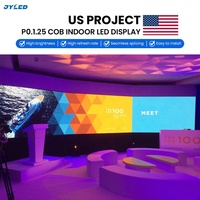 Panel LED Interior Ultra Delgado COB P1.5625 de Alta Resolución, Impermeable, de Aluminio Fundido a Presión, para Pantallas de Salas de Conferencias