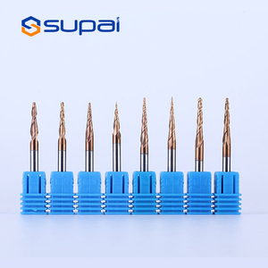 SUPAL HRC50 Taper Ball Nose Milling Cutter End Mill CNC <strong>Router</strong> <strong>Bit</strong> For Woodworking - Product Image 3
