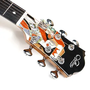 Превосходная Акустическая гитара Sevillana 1904 уникальный дизайн покера высококачественные акустические гитары полная твердая Изысканная гравировка лучшие гитары OEM