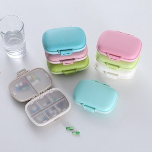 Wholesale Custom Logo Travel Daily Pill Storage Case With 8 Compartments High Quality Wheat Straw Pill Boxes Organizer - Product Image 6