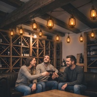 Guirlandes lumineuses LED blanc chaud IP65 résistantes aux intempéries pour café, mariage, jardin, éclairage d'ambiance suspendu