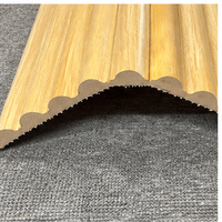 Panneau mural flexible en MDF sur mesure, placage bois, revêtement décoratif pour murs intérieurs courbes, hôtels, villas, projets commerciaux