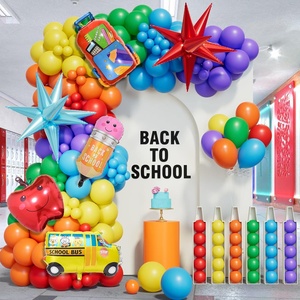 Kit de Guirnalda de Globos para el Regreso a Clases, Globos Arcoíris para el Primer Día de Clases, Decoración para la Bienvenida al Jardín de Infancia y Fiestas Escolares - Product Image 3