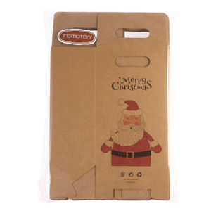 Boîte d'emballage en carton à pignon pour bonbons, boîte conique avec poignée découpée - Product Image 3