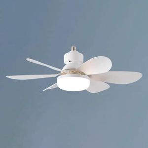 Wholesale Plastic Dimmable 3-Speed CRI 80 Warm White Led <b>Ceiling</b> Fan <b>Light</b> <b>Remote</b> <b>Control</b> Rotating Head No Noise for Bedroom - Product Image 3