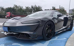 Nouveau kit carrosserie en fibre de carbone pour GT avec spoiler de pare-chocs avant, jupes latérales et capot – Auto-adhésif, inclut les accessoires de montage 2019- - Product Image 4