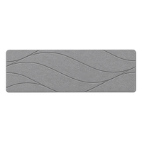 Panneau acoustique en feutre PET à rainures en V, insonorisant, pour bureau, écran de confidentialité, séparateur de bureau, cloison, certifié CTPAT BSCI ISO