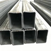Tuyau carré galvanisé de 122x122 mm pour poteau d'éclairage de pont