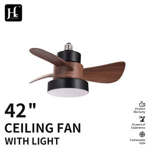 Ventilateur de plafond avec lampe de style rétro américain, salon nordique, chambre à coucher, lustre simple pour la maison - Product Image 2