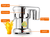 2026 Hot Selling Automatische Sapcentrifuge Commerciële Sinaasappelpers Restaurant RVS Fruitpers