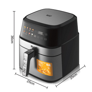 1700w Electric Air Fryer 5l <b>Large</b> Capacity Touch Screen Control 360 Degree Hot Air Circulation Air Fryer - Product Image 5