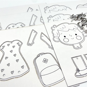 Ventes chaudes, nouveau design, jeux de rôle en papier DIY pour enfants - Product Image 4