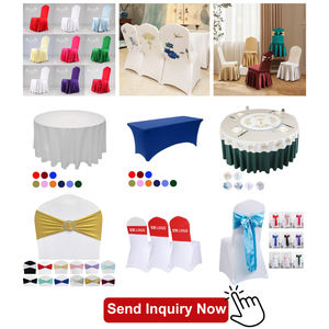 Housse de chaise de mariage dorée en spandex de luxe, une pièce, tout compris, pour banquet et restaurant – Offre spéciale - Product Image 4