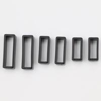 Échantillon Gratuit - Attache en Plastique Noire pour Sangle, Boucle de Ceinture en Plastique pour Collier de Chien
