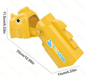 Outils d'été de plage et de jeu de sable pour enfants Excavatrices de dinosaures Bras Pelles à neige et creusement de sable Châteaux de sable Jouets de plage en plastique - Product Image 4