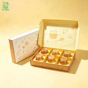 Caja <span class=keywords><strong>de</strong></span> Envío <span class=keywords><strong>de</strong></span> Cartón Corrugado con Tapa Plegable, Tamaño Personalizado, para Paquetes <span class=keywords><strong>de</strong></span> Miel en Múltiples Frascos - Product Image 2
