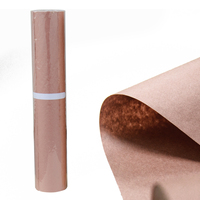 Papier d'emballage robuste de 18 pouces 24 pouces pour la viande grillée et résistante à l'huile Papier d'emballage pour barbecue Rouleau de papier de boucher rose