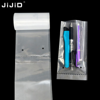 Bolsas de Embalaje Automáticas de Polietileno Transparente Perforadas en Rollo Continuo JIJID, Bolsas de Envío con Línea de Desgarre para Máquinas de Embalaje Automatizadas
