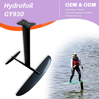 Planche de surf hydrofoil GY930, petite aile en carbone, wingfoil pour le windsurf, le kitesurf, le surf électrique, planche à jet électrique
