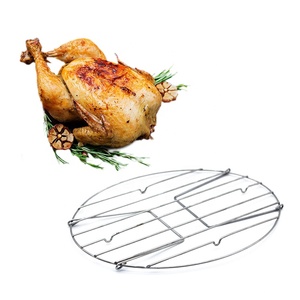Grille de <span class=keywords><strong>Barbecue</strong></span> à vapeur en acier inoxydable, rôtissoire côtelée pour poulet/oie/dinde/<span class=keywords><strong>jambon</strong></span> - Product Image 2
