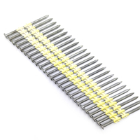 Clous de bande en plastique 21 degrés clous de cadre collés en feuille de plastique