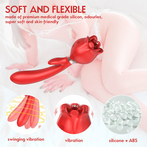 Rose Swing Vibrador Toy Big Boob Estimulador das Mulheres Clitóris Feminino Massageador Adulto Produtos Adulto Produtos - Product Image 4