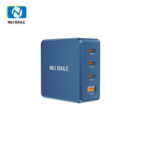 Cargador Rápido GaN de 100W PD 3.0 de Última Generación con 3 Puertos Tipo-C y QC3.0/FCP, Plegable y Ecológico para Teléfonos Móviles y Portátiles