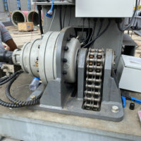 Unité d'alimentation intégrée, fonctionnement entièrement autonome, autoalimentée, grue à portique hydraulique diesel, moteur PLC, engrenage, roulement
