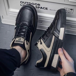Nouvelles chaussures blanches à la mode et respirantes, chaussures de sport décontractées polyvalentes, chaussures de printemps et d'automne pour hommes - Product Image 3