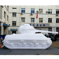 Char militaire gonflable géant de Simulation, modèle de char de décodage, pour décoration d'événements en plein air