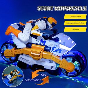 EPT Venta al por Mayor, Nuevo <span class=keywords><strong>Juguete</strong></span> de Motocicleta Eléctrica para Niños con Rotación de 360 Grados, Luz y Sonido, Deformación Automática - Product Image 4
