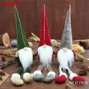3pcs Swedish Gnome <strong>Christmas</strong> Plush Toy Scandinavian Style <strong>Decor</strong> Dangle Leg <strong>Shelf</strong> <strong>Sitters</strong> for <strong>Christmas</strong> Decoration - Product Image 2