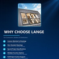 Ventana de Techo Motorizada Minimalista y Elegante LANGE, Ventana de Ático con Aislamiento Acústico y Vidrio de Triple Panel para Habitaciones de Hotel