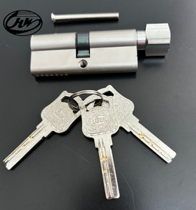 Interior Bedroom <strong>Door</strong> <strong>Lock</strong> Core <strong>Small</strong> 70mm Single Open Zinc Shell Copper Core 3 Keys Cylindrical <strong>Lock</strong> - Product Image 1