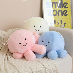 Peluche <span class=keywords><strong>de</strong></span> <span class=keywords><strong>Pulpo</strong></span> Tejido, Almohada Suave <span class=keywords><strong>de</strong></span> Gatito, Juguete <span class=keywords><strong>de</strong></span> Peluche Súper Suave, Relleno <span class=keywords><strong>de</strong></span> Algodón PP, Bordado, <span class=keywords><strong>para</strong></span> Cumpleaños - Product Image 6