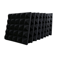 Vente en gros usine Mousse acoustique pyramidale 20x20x3 pouces (50x50x8cm) en polyuréthane insonorisant, couleur personnalisée, faible MOQ
