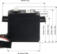 Servomotores Analógicos Estándar de Uso General para Coches RC, Robots, Helicópteros y Drones con Engranajes y Carcasa de Plástico 3kg 6kg 9kg