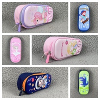 Sac à dos scolaire KIDPLACE tendance à motif dessin animé pour étudiant, ensemble 5 pièces de 16 pouces avec sac à déjeuner, trousse et bouteille d'eau à fermeture éclair