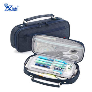 Étui à crayons personnalisé à <span class=keywords><strong>2</strong></span> couches, sac Bolsa Para Lapiceros, accessoires pour crayons, fournitures scolaires et papeterie en gros - Product Image 2