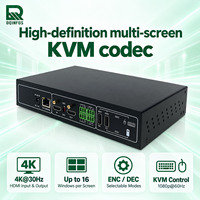 Encodeur-Décodeur KVM Distribué Multi-Écrans Haute Définition 4K30Hz 3840x2160 30Hz Entrée & Sortie Tout-en-un