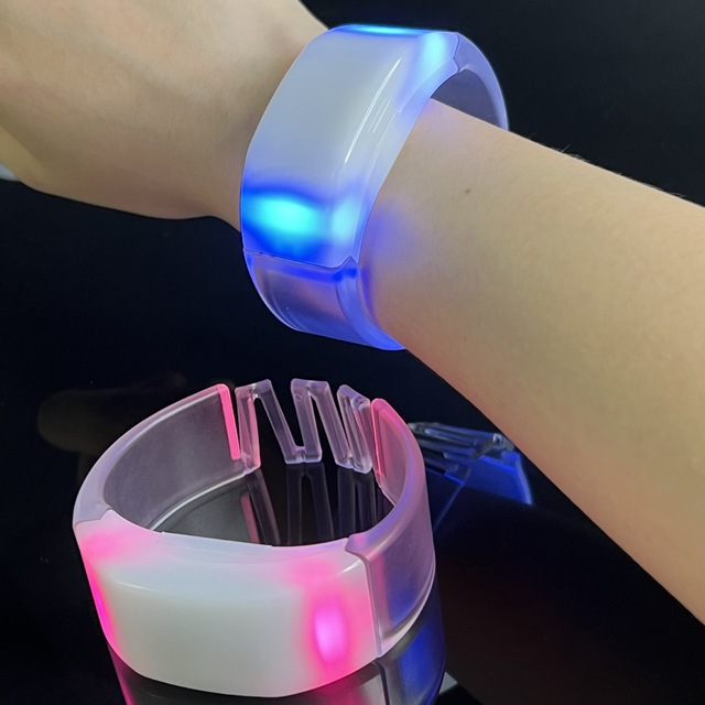 Interactive LED Light Bracelet with Remote Control for Music Festivals and Cheer for Parties and Concerts