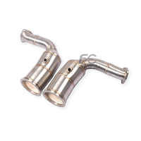 Collecteur d'échappement en acier inoxydable sur mesure pour Audi RSQ8 SQ7 4.0T 2020-2025 – Tuyau de descente haute performance pour amélioration de puissance de course