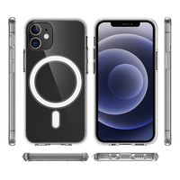 Meilleur vendeur antichoc Transparent clair Tpu aimant coque de téléphone pour étui magnétique pour Samsung S24 Ultra S24FE housse de téléphone