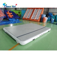 Plateforme de quai flottant gonflable sur mesure en Drop Stitch, robuste, pour yacht, plage et divertissement aquatique