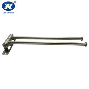 Support de rail réglable mural, accessoire de salle de bain, porte-serviettes rotatif en acier inoxydable 304 - Product Image 6